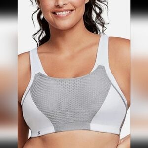 GLAMORISE DOUBLE-LAYER CUSTOM CONTROL SPORTS BRA /34D-US